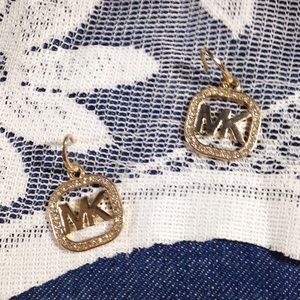 3 items free shipping Michael kors logo earrings
